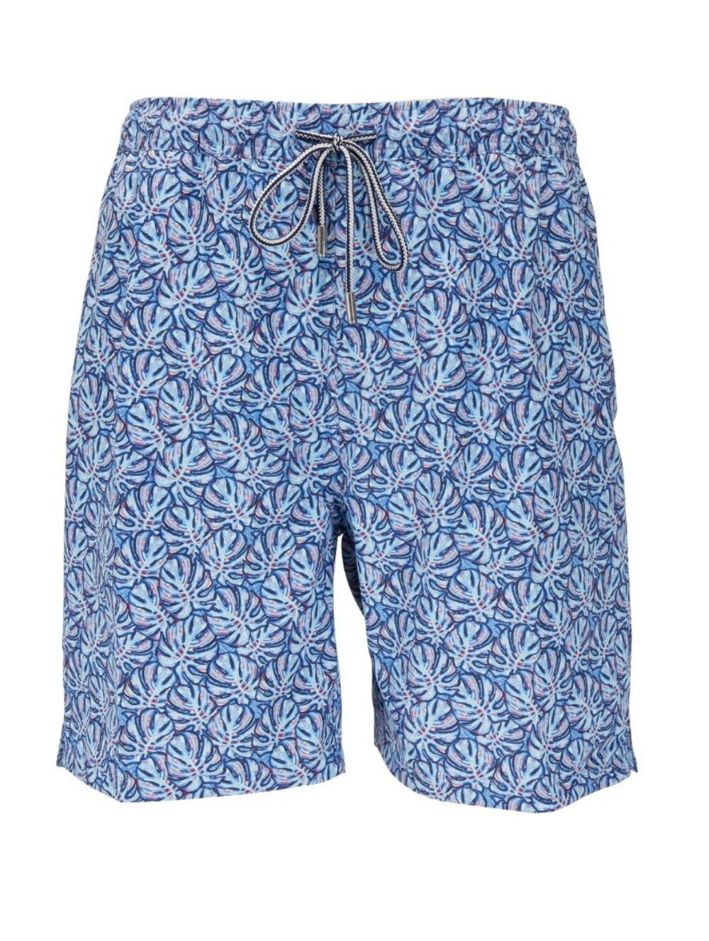Peter Millar Light Blue Floral-Pattern Swim Trunks